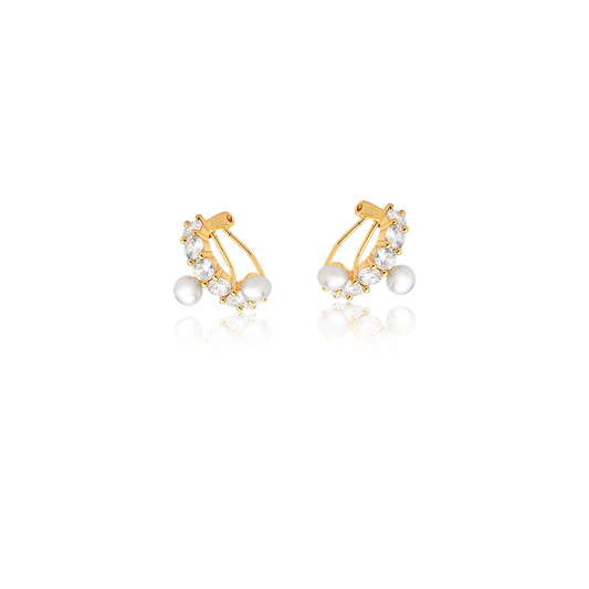 Ear Cuff Sweet Pearl - Gold plated