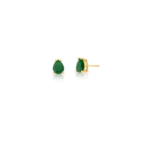 Earring Crystal Drop - Gold plated
