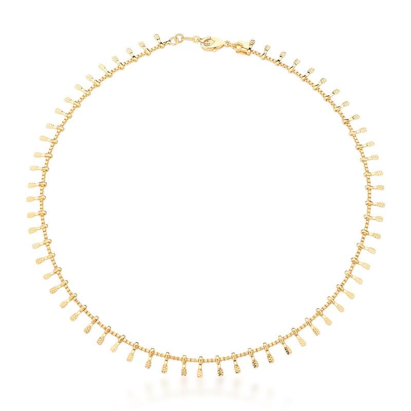 Necklace Choker Soft - Gold plated