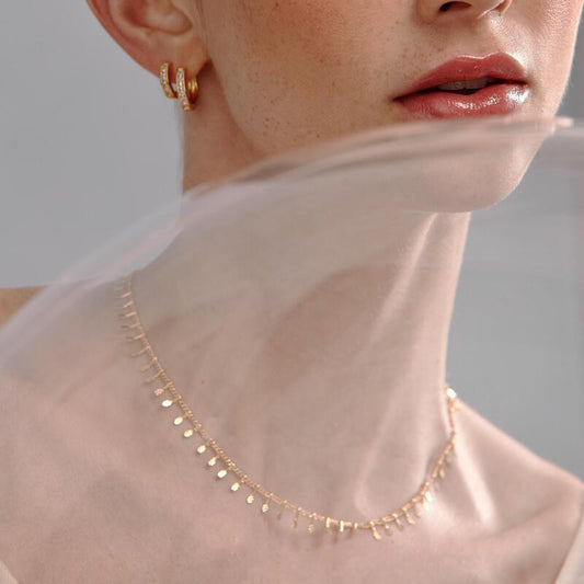 Necklace Choker Soft - Gold plated